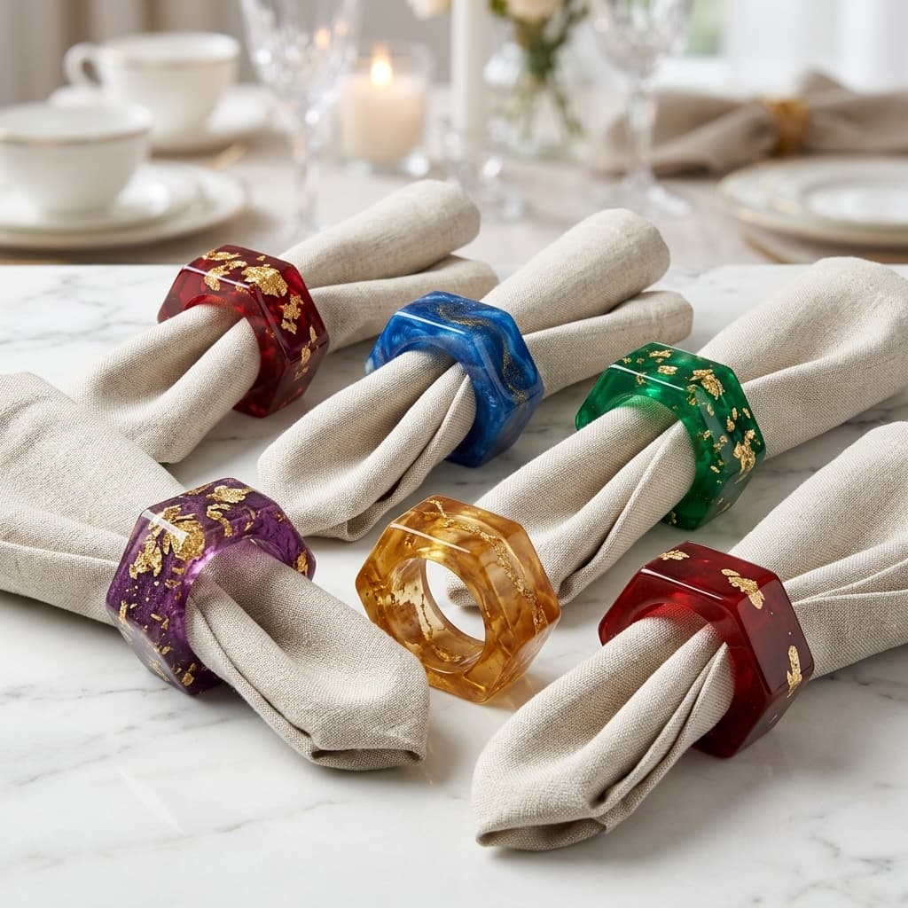 Luxury Napkin Ring Sets