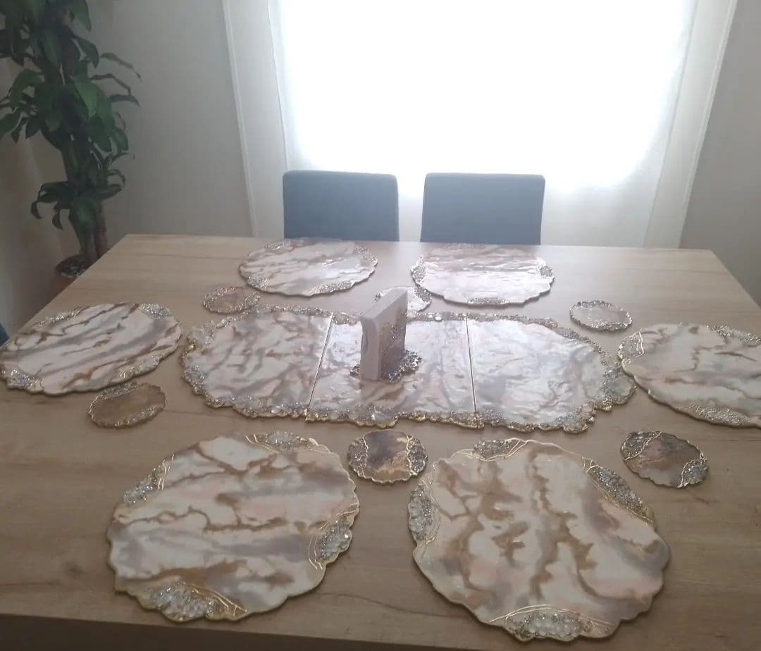 Placemat Set — Marble - View 6