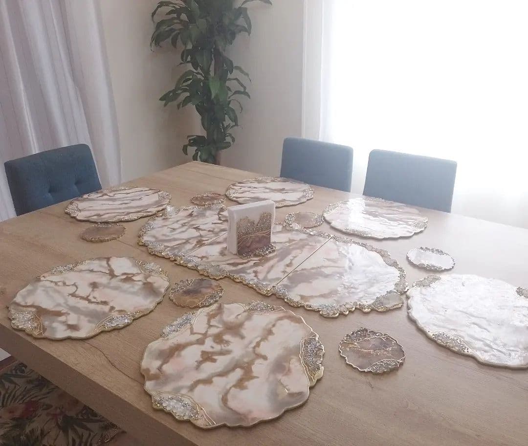 Placemat Set — Marble - View 5