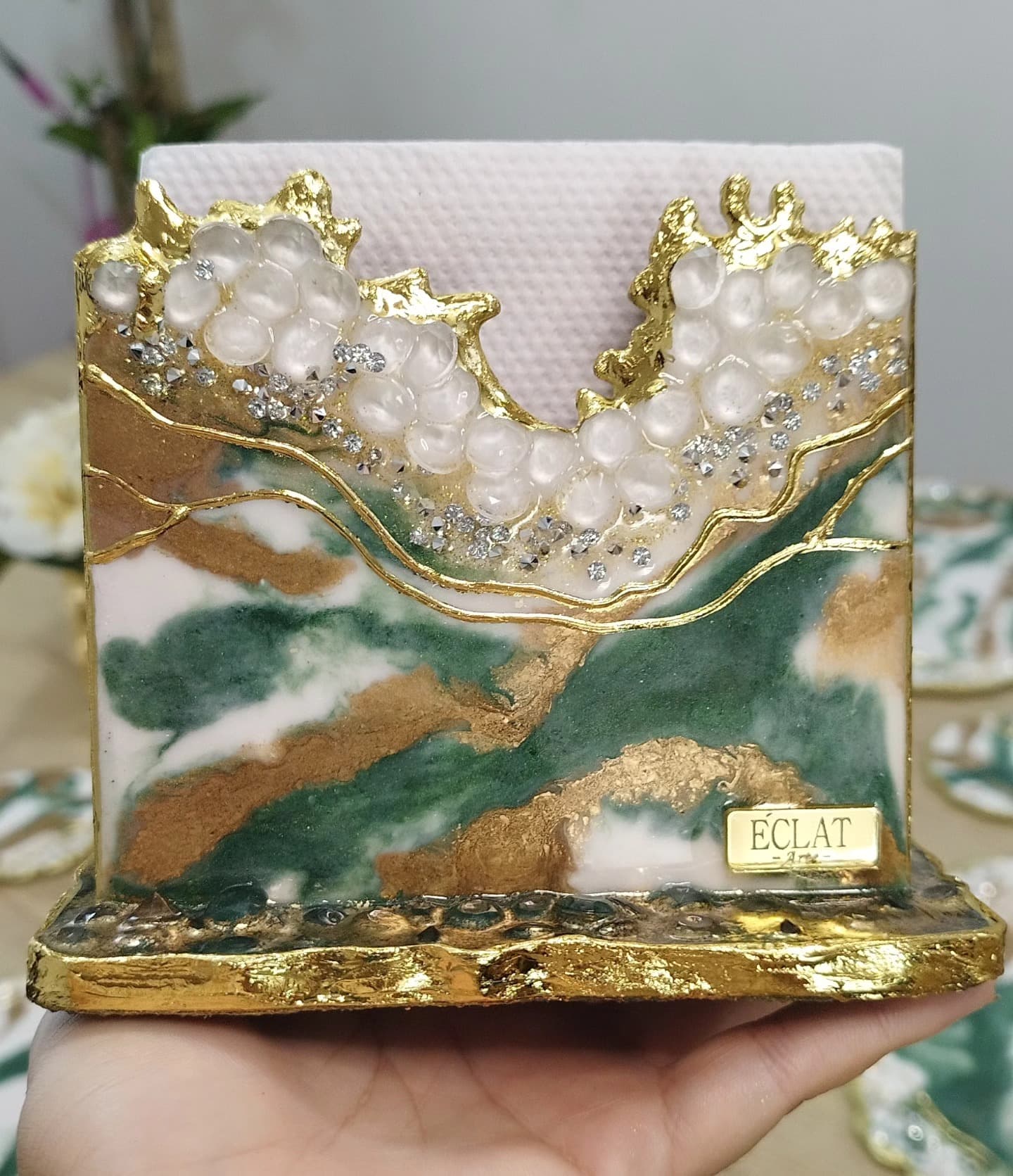 Placemat Set — Marble Green - View 7