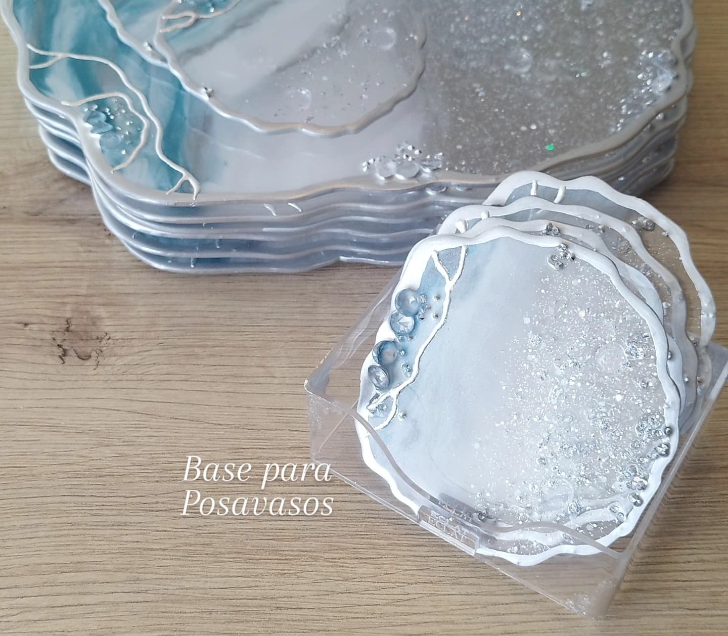 Placemat Set — Siberia Silver - View 9