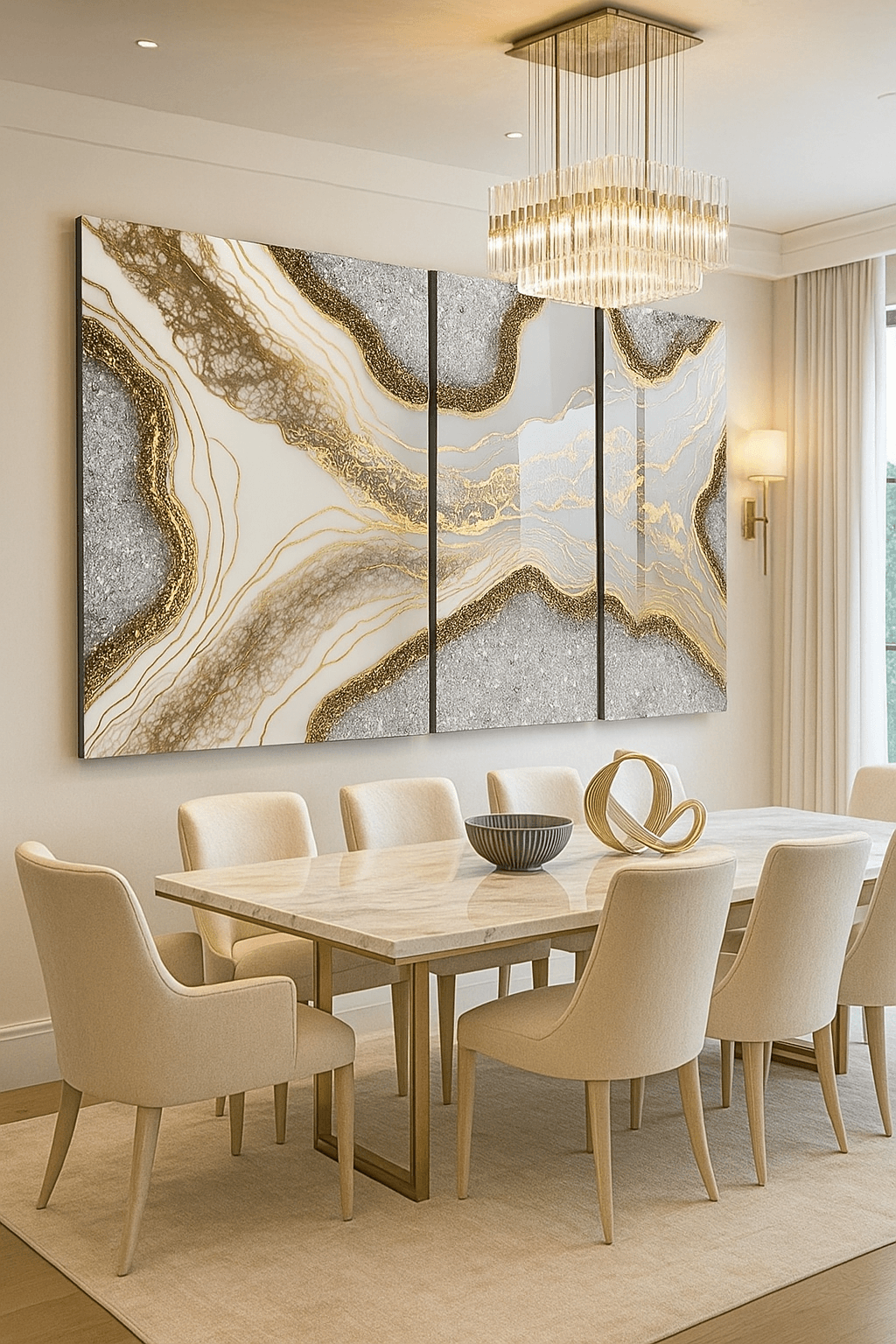 Cuadro Triptico Luxury