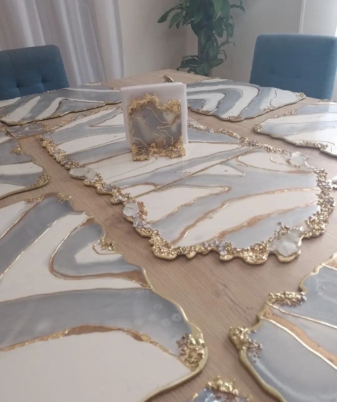 Set de Mesa MOSCU Luxury Gris Rectangular - View 3