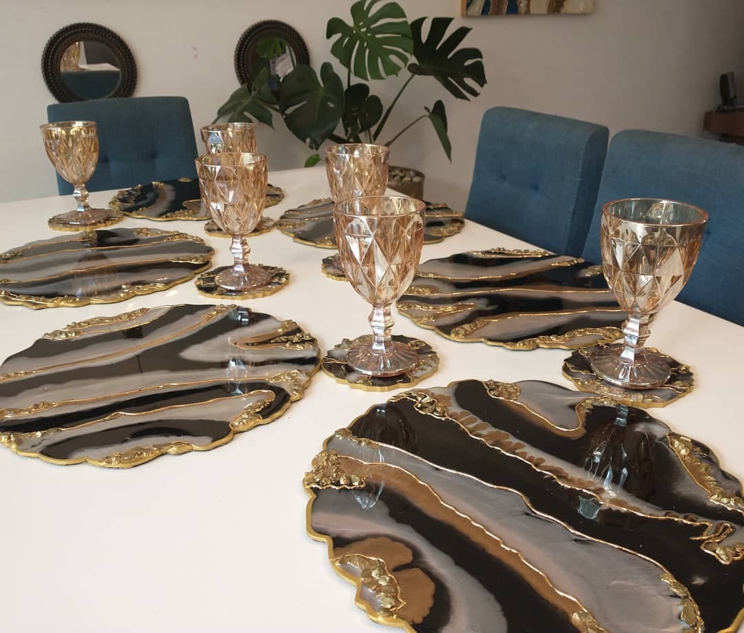 Set de Mesa MOSCU BLACK