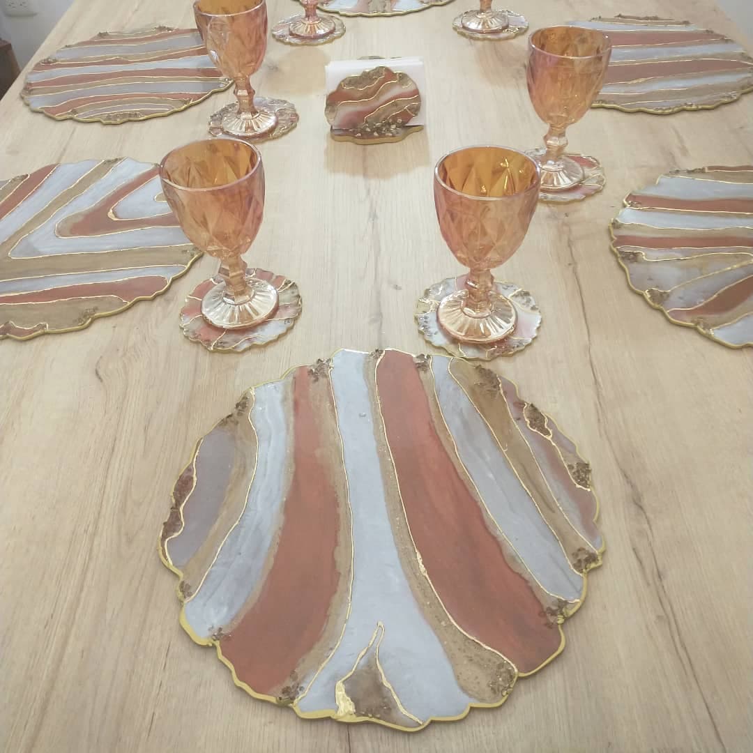 Set de Mesa MOSCU Cobrizo - View 6