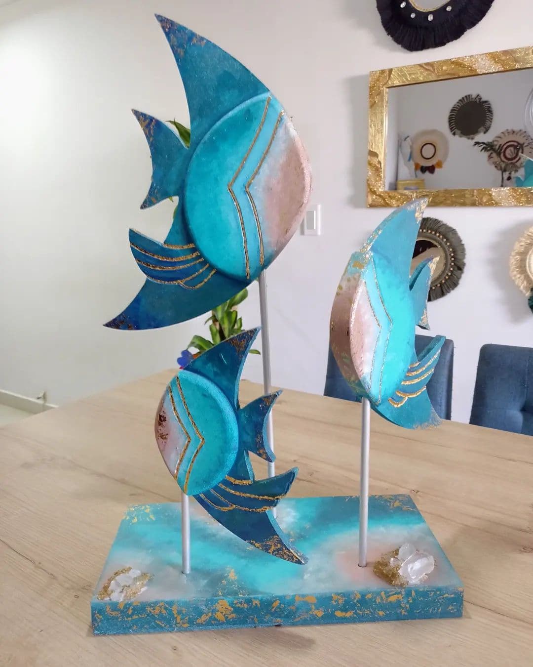 Escultura Peces