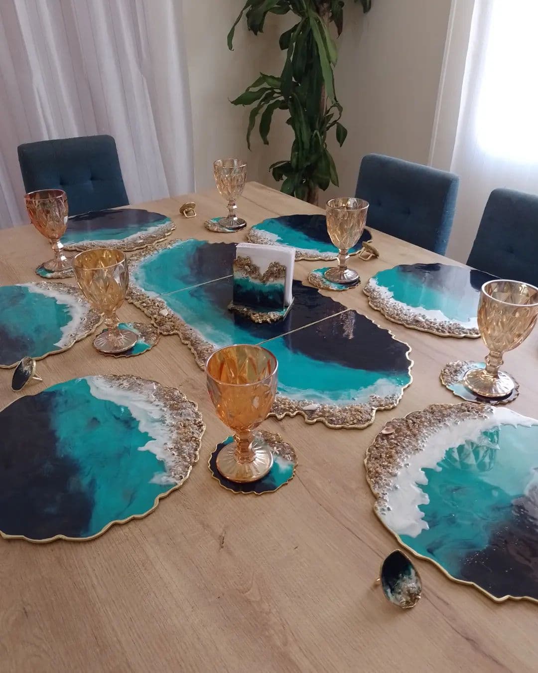 Set de Mesa MARINO caribe lux