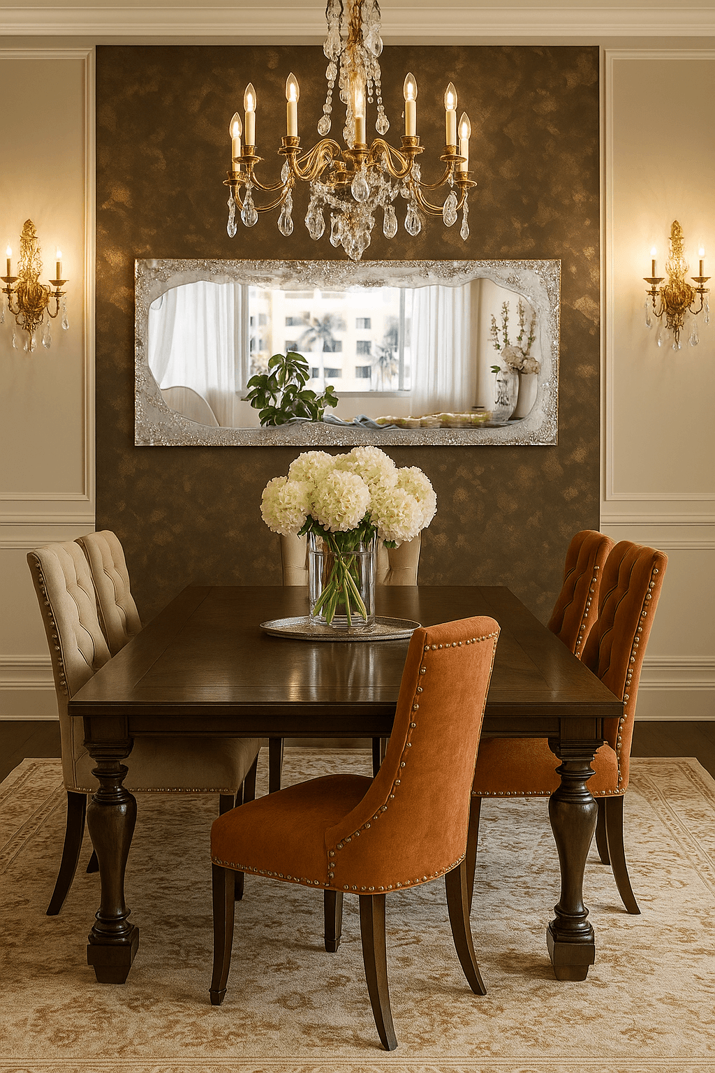 Espejo Rectangular Blanco lux