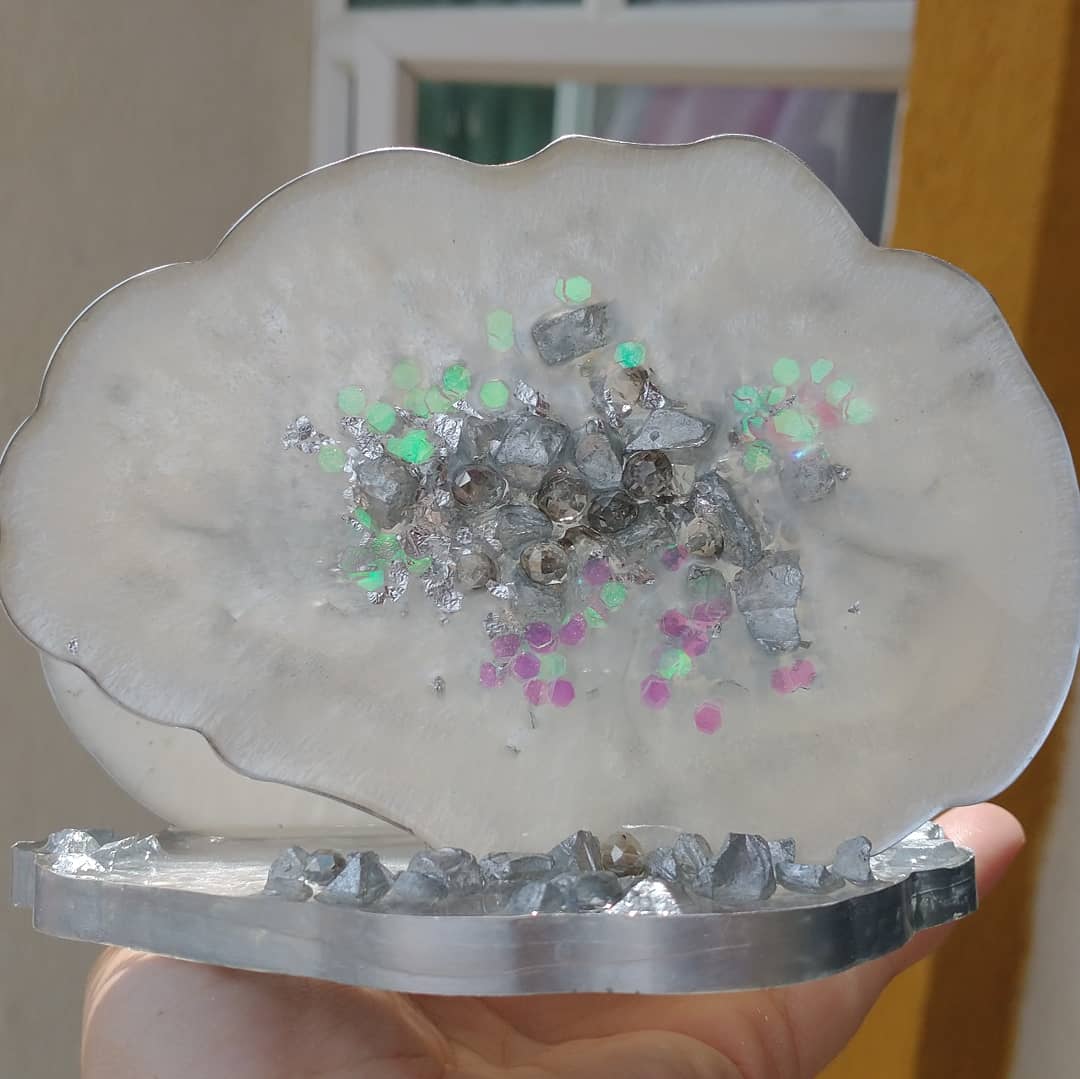 Servilletero Marmolado Silver - View 4