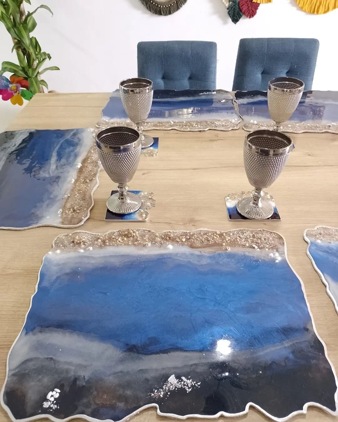 Set de Mesa MARINO Oscuro Rectangular - View 7