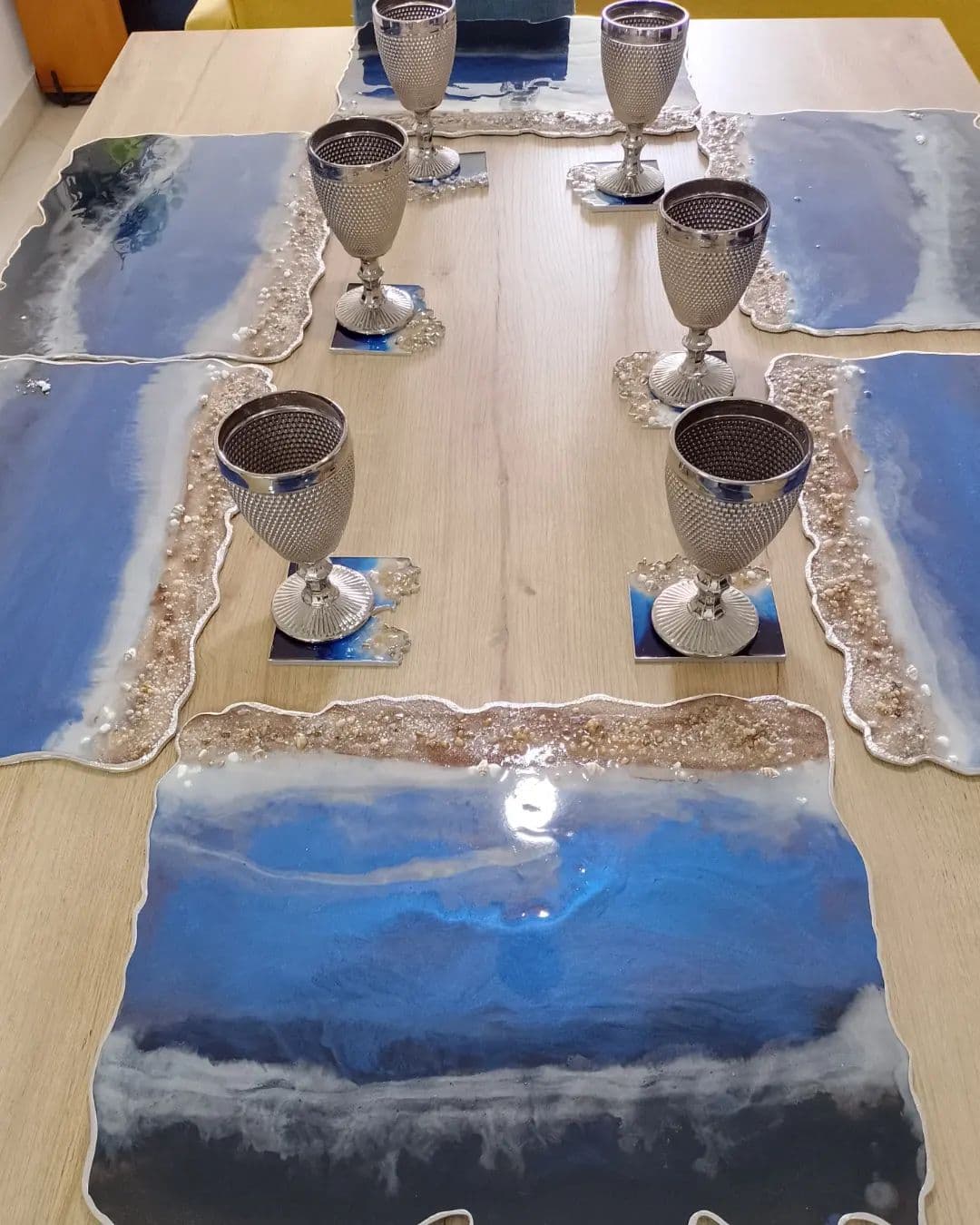 Set de Mesa MARINO Oscuro Rectangular - View 6