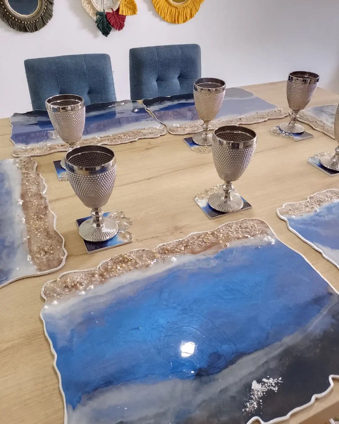 Set de Mesa MARINO Oscuro Rectangular - View 2