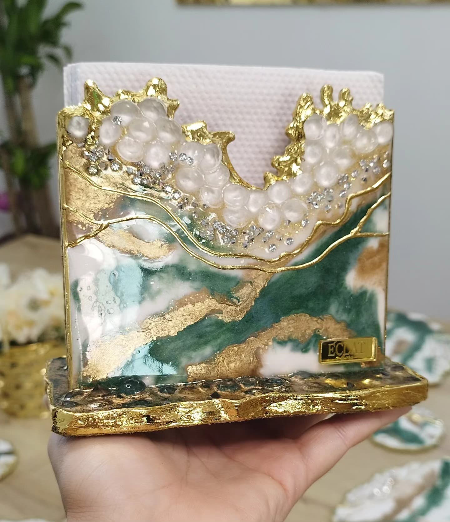 Set de Mesa MARMOLADO GREEN LUX - View 5