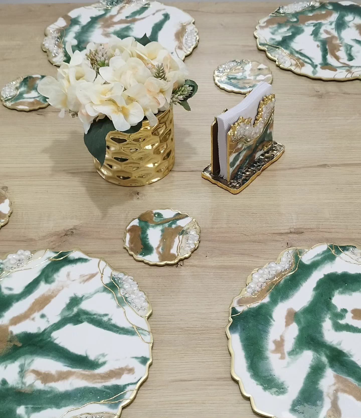 Set de Mesa MARMOLADO GREEN LUX - View 3