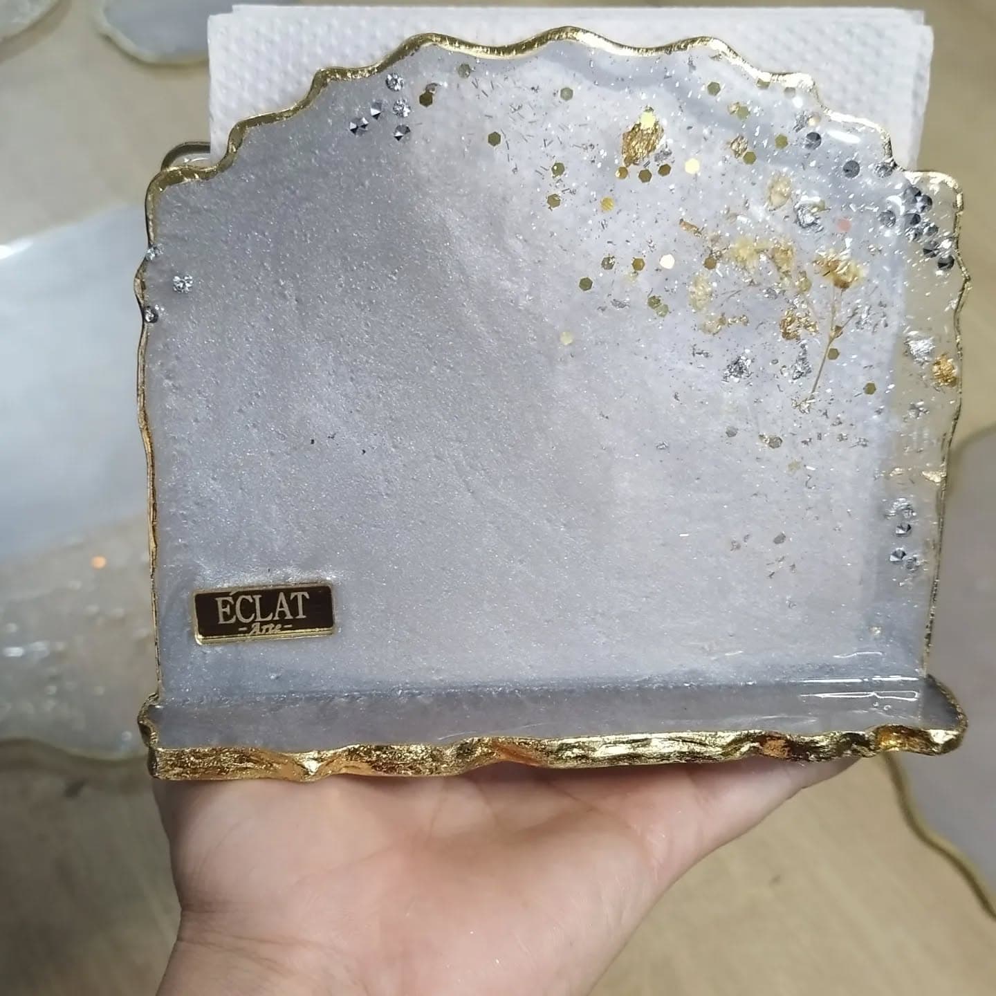 Set de Mesa VENECIA LUXURY Gris Claro - View 11