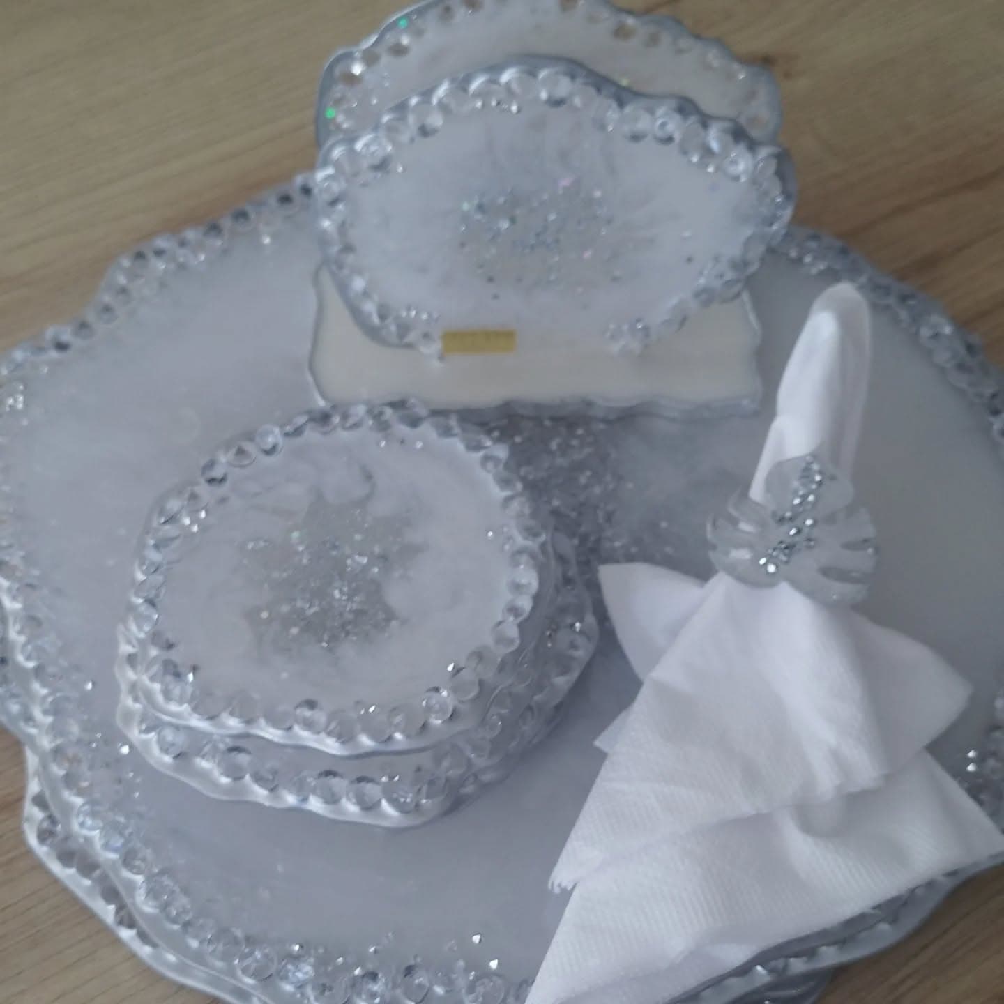 Set de Mesa MONACO LUXURY silver - View 3