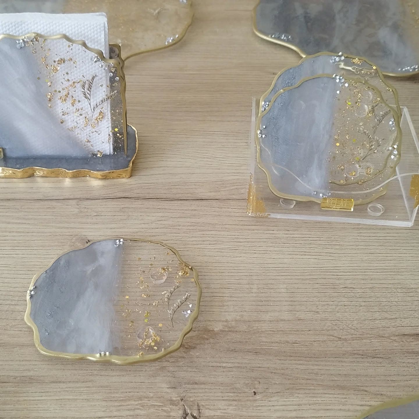 Set de Mesa VENECIA LUXURY Gris Plata - View 4