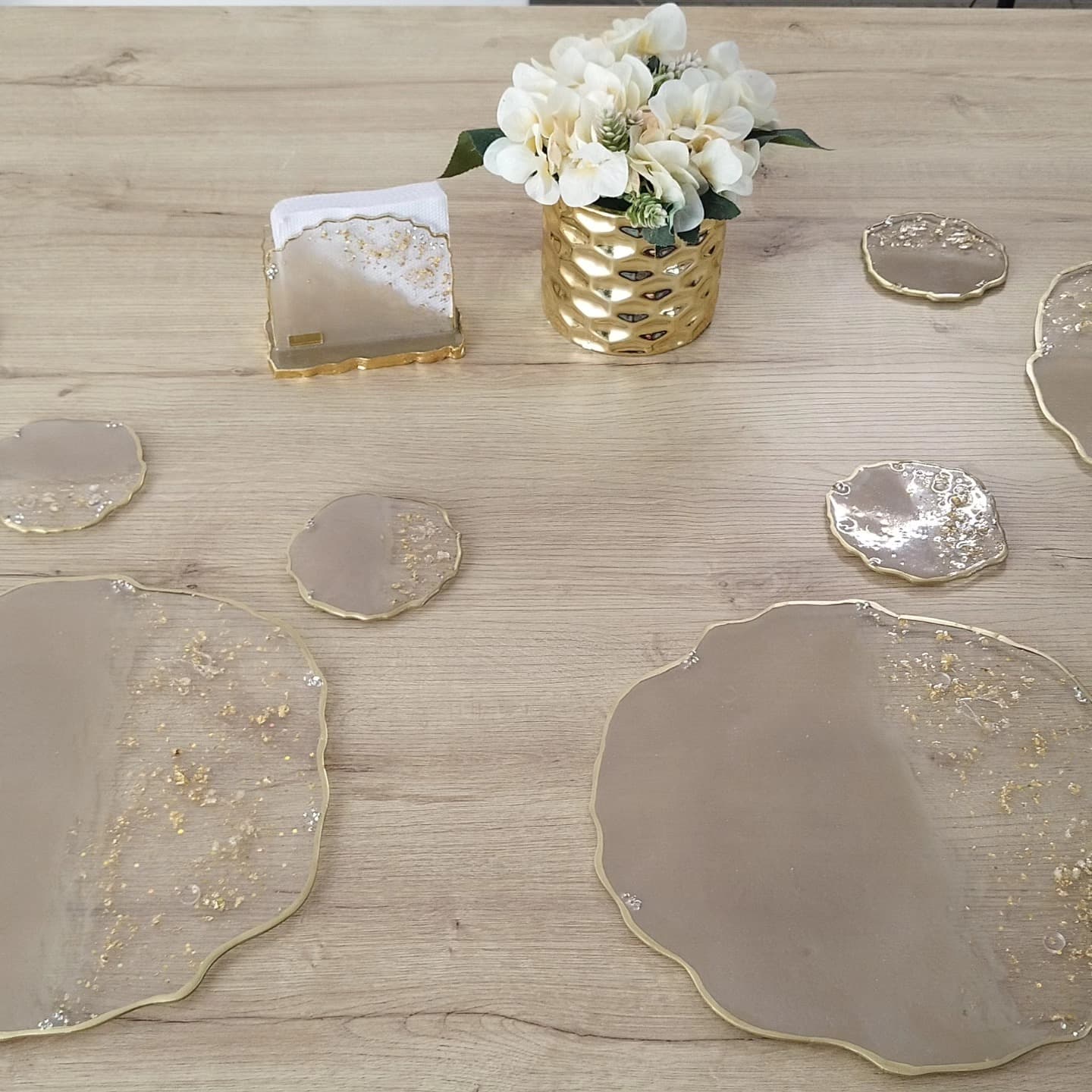 Set de Mesa VENECIA LUXURY Beige oscuro - View 10