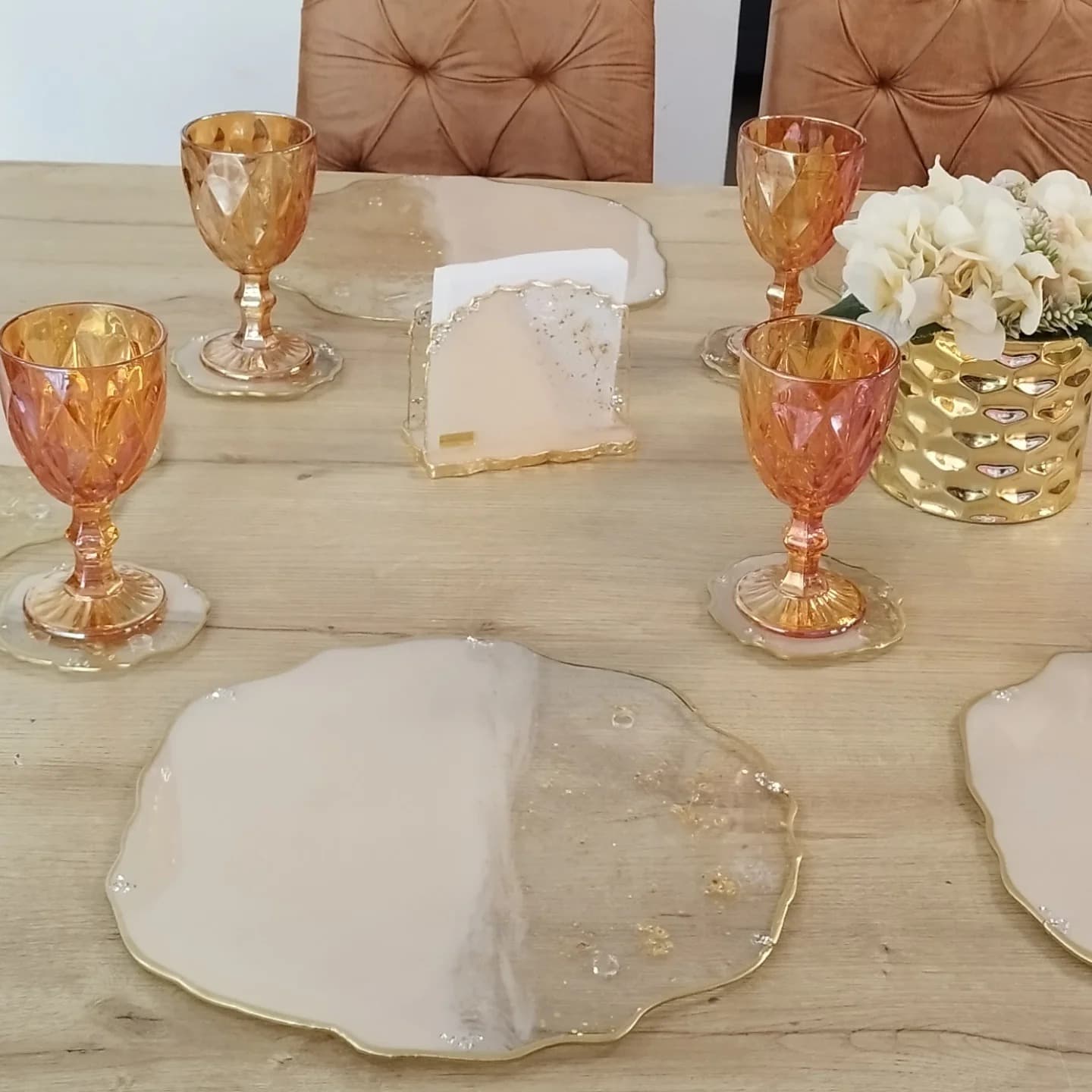 Set de Mesa VENECIA LUXURY Beige Claro - View 6
