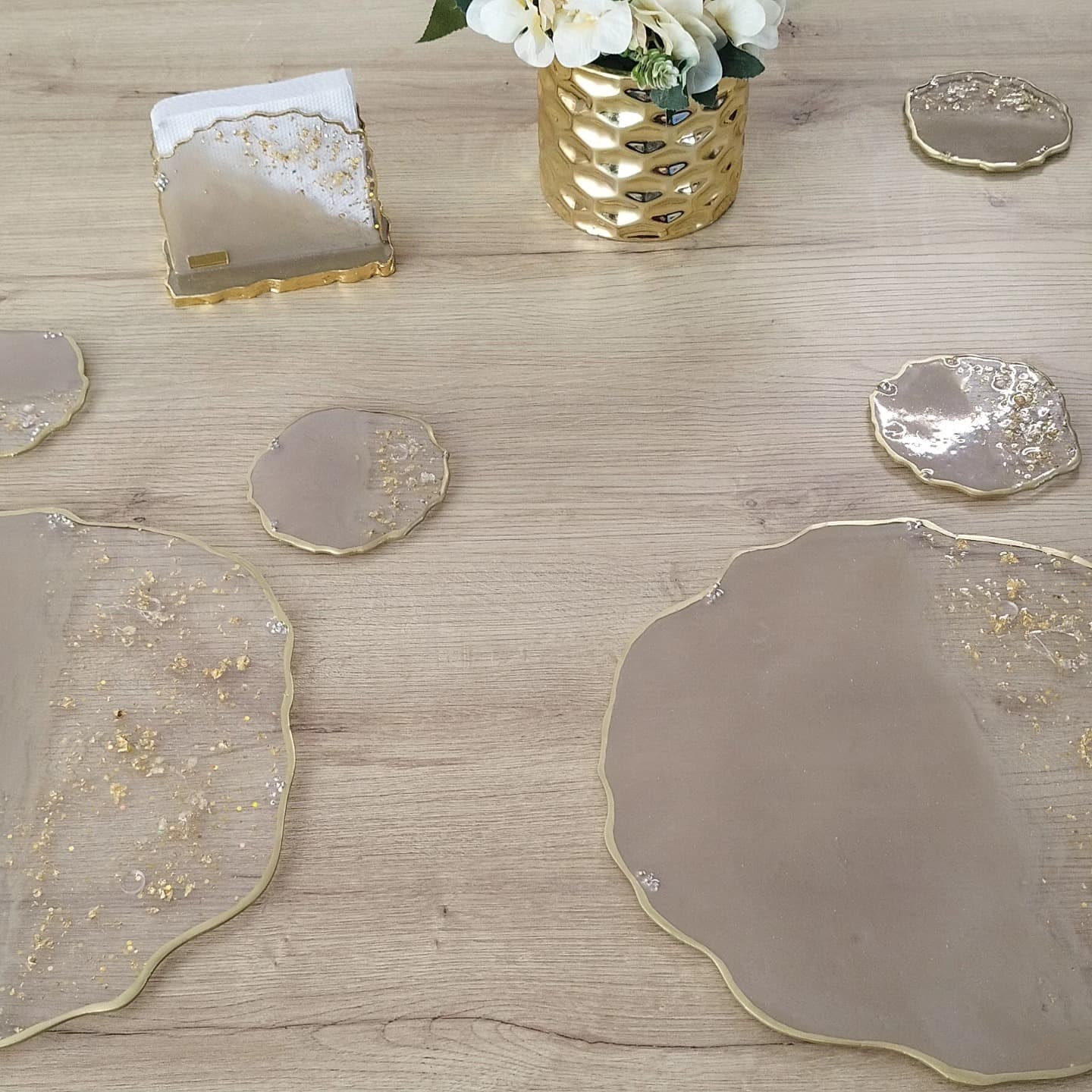 Set de Mesa VENECIA LUXURY Beige oscuro - View 3