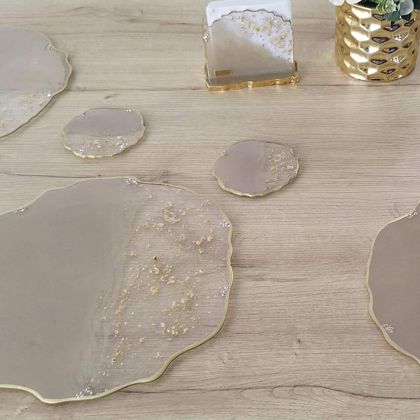 Set de Mesa VENECIA LUXURY Beige oscuro - View 2