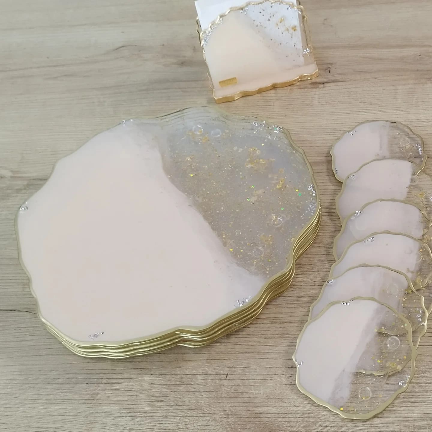 Set de Mesa VENECIA LUXURY Beige Claro - View 2