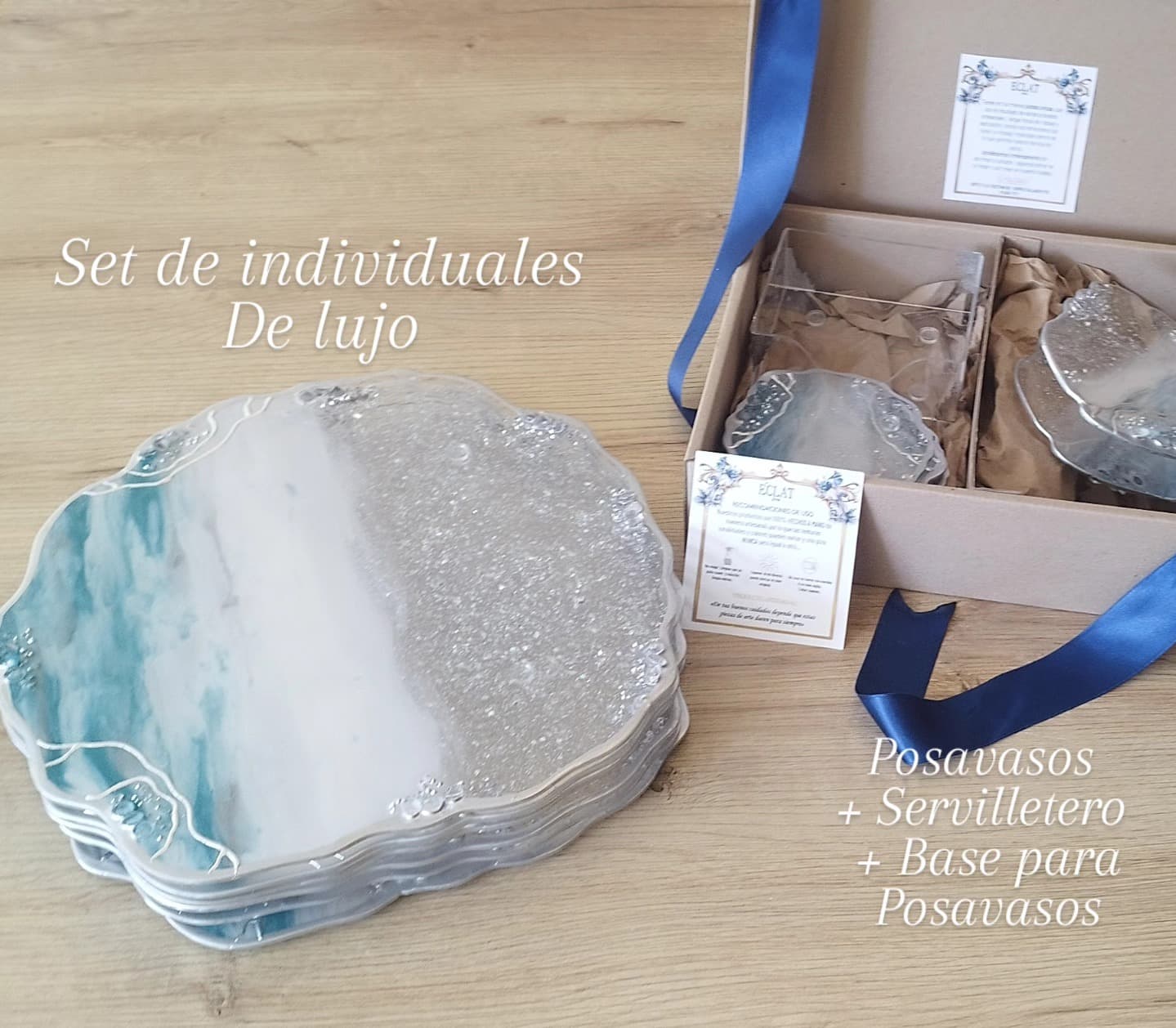 Set de Mesa SIBERIA LUXURY Plata - View 5