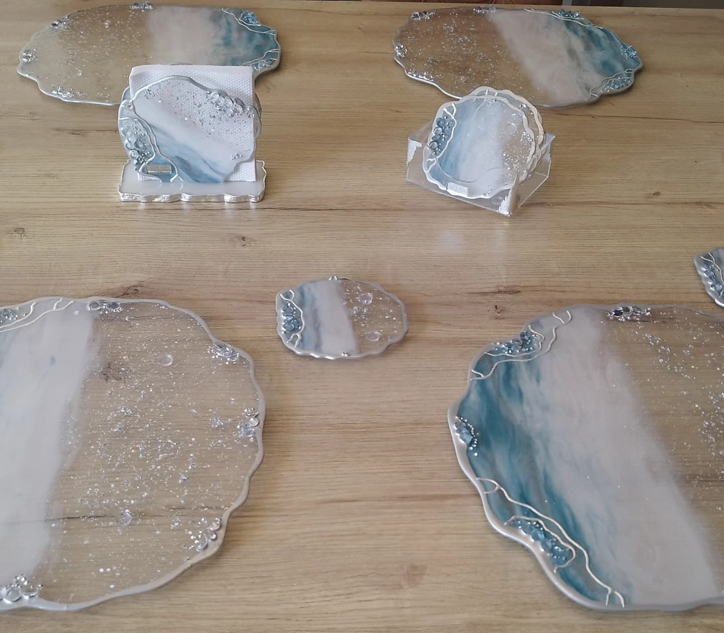 Set de Mesa SIBERIA LUXURY Plata - View 4