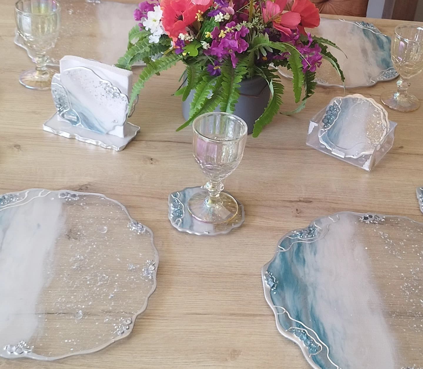 Set de Mesa SIBERIA LUXURY Plata - View 3