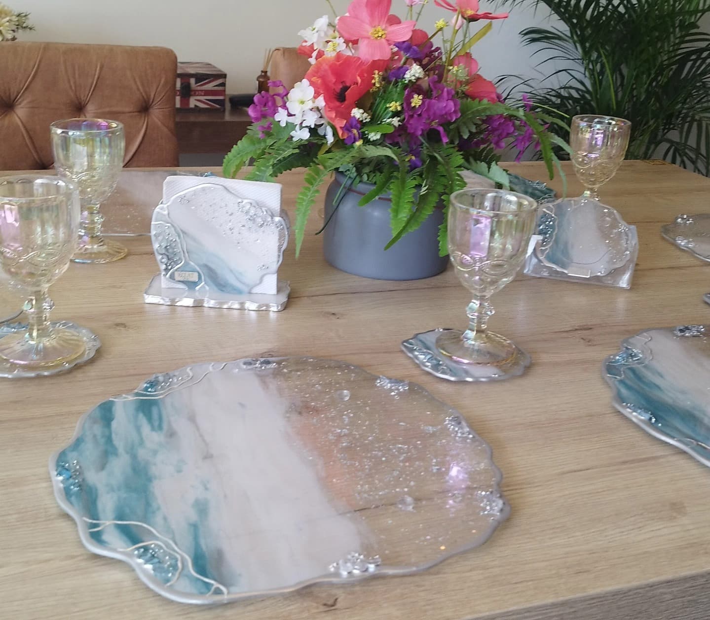 Set de Mesa SIBERIA LUXURY Plata - View 2