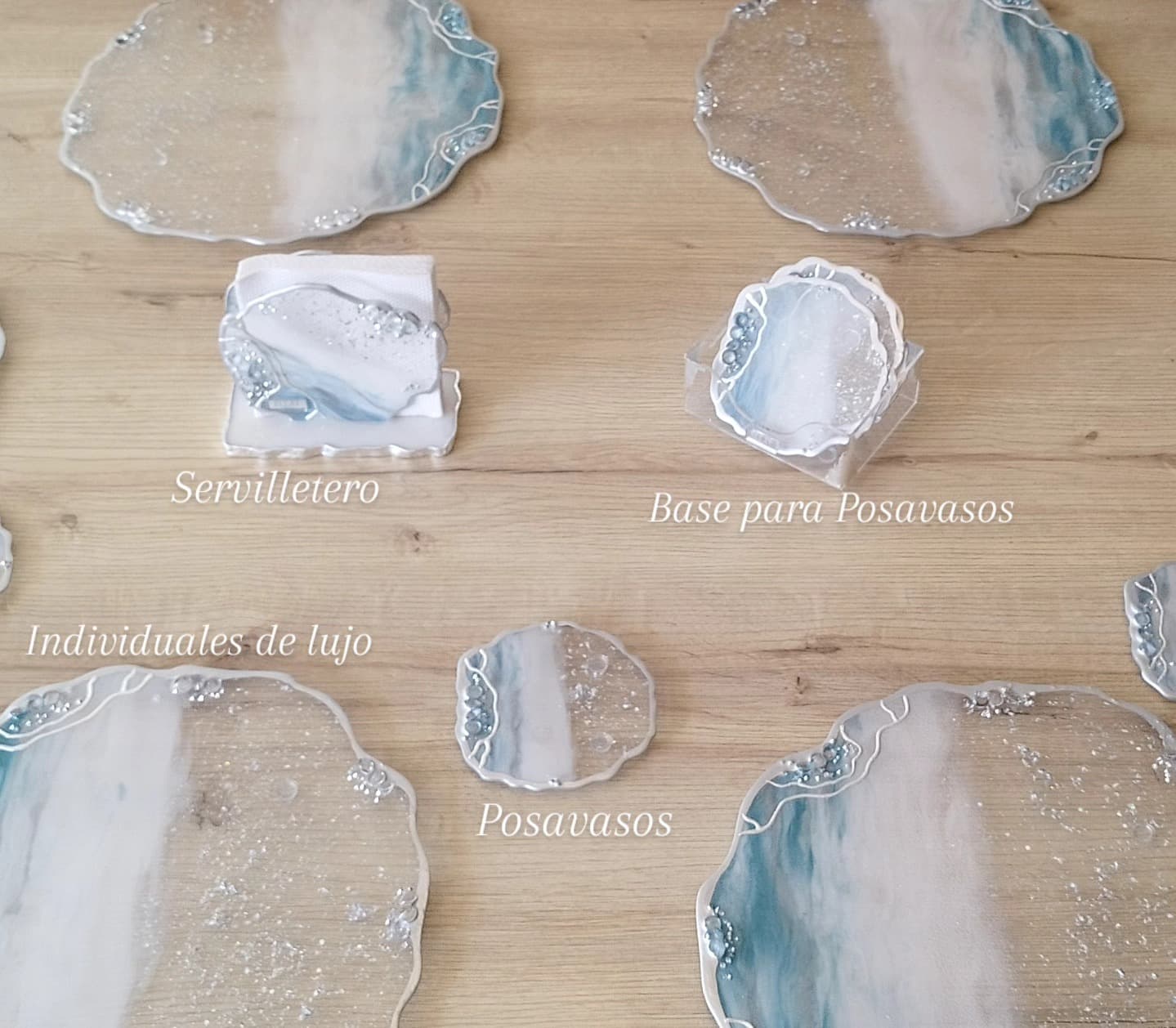 Set de Mesa SIBERIA LUXURY Plata - View 8