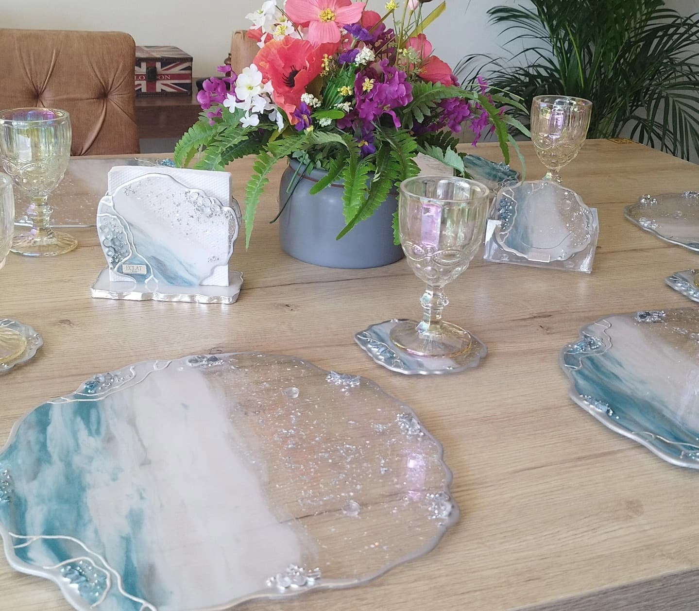 Set de Mesa SIBERIA LUXURY Plata - View 7