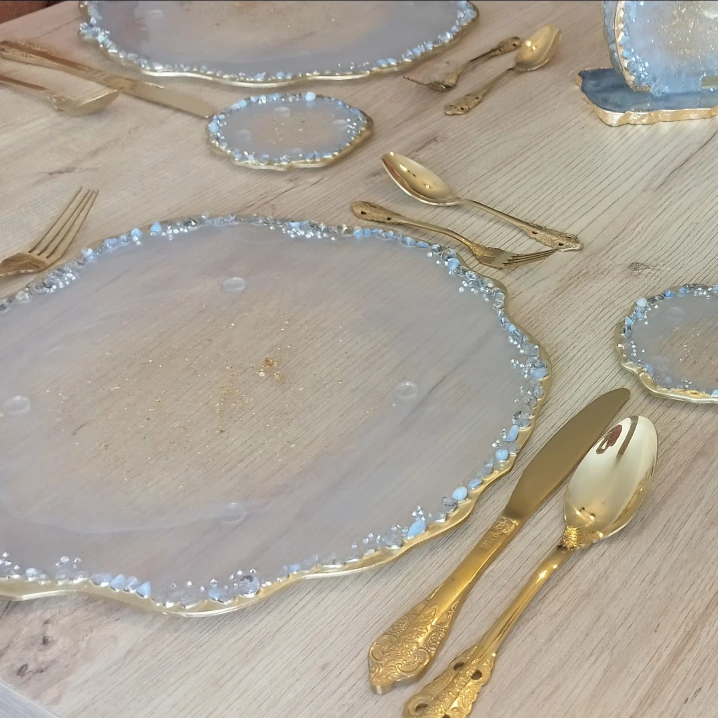 Set de Mesa MONACO LUXURY Gris perla - View 4