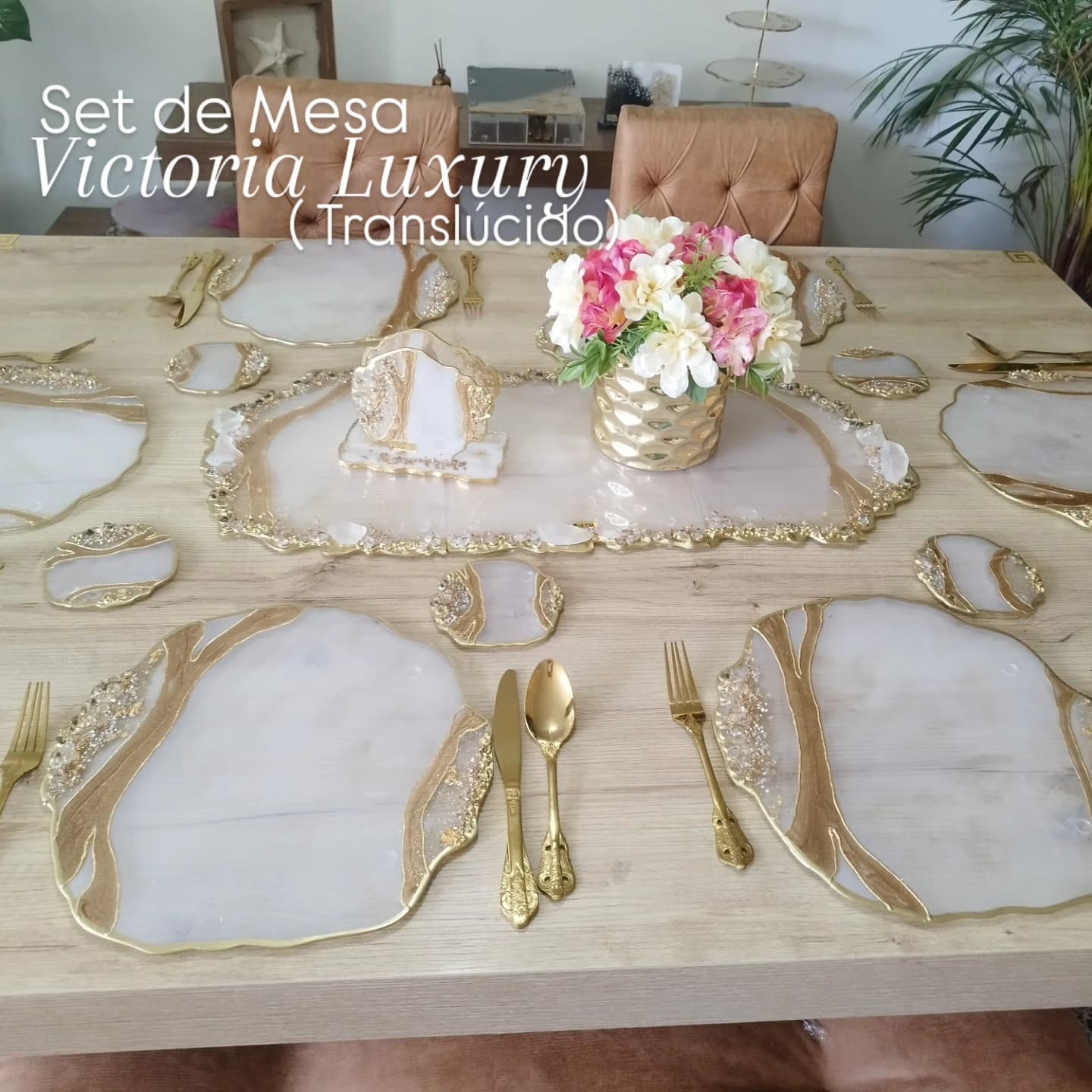 Set de Mesa VICTORIA LUXURY Translucido - View 1
