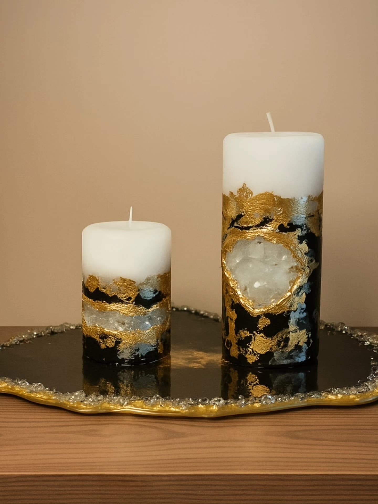 set Black Delux - plata y oro - View 1